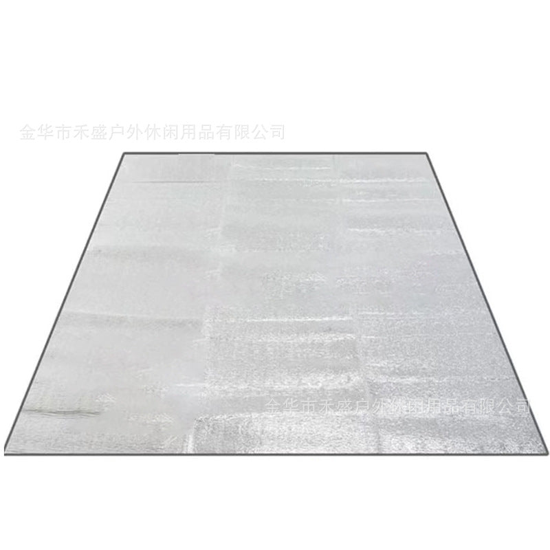 Source Manufacturer Outdoor Moisture-Proof Mat Picnic Mat Wholesale Pearl Cotton Coated Aluminum Film Double-Sided Aluminum Film Mat Camping Mat