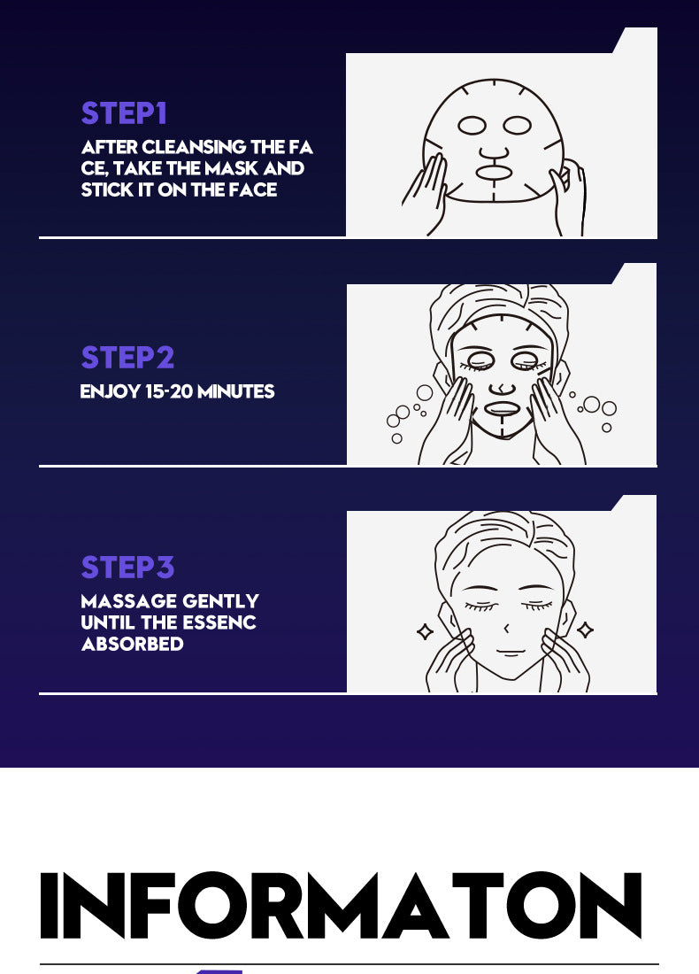 Full English Men's Face Mask25g SADOER Cool and Refreshing Men's Hydrating Mask Stickers  Wholesale