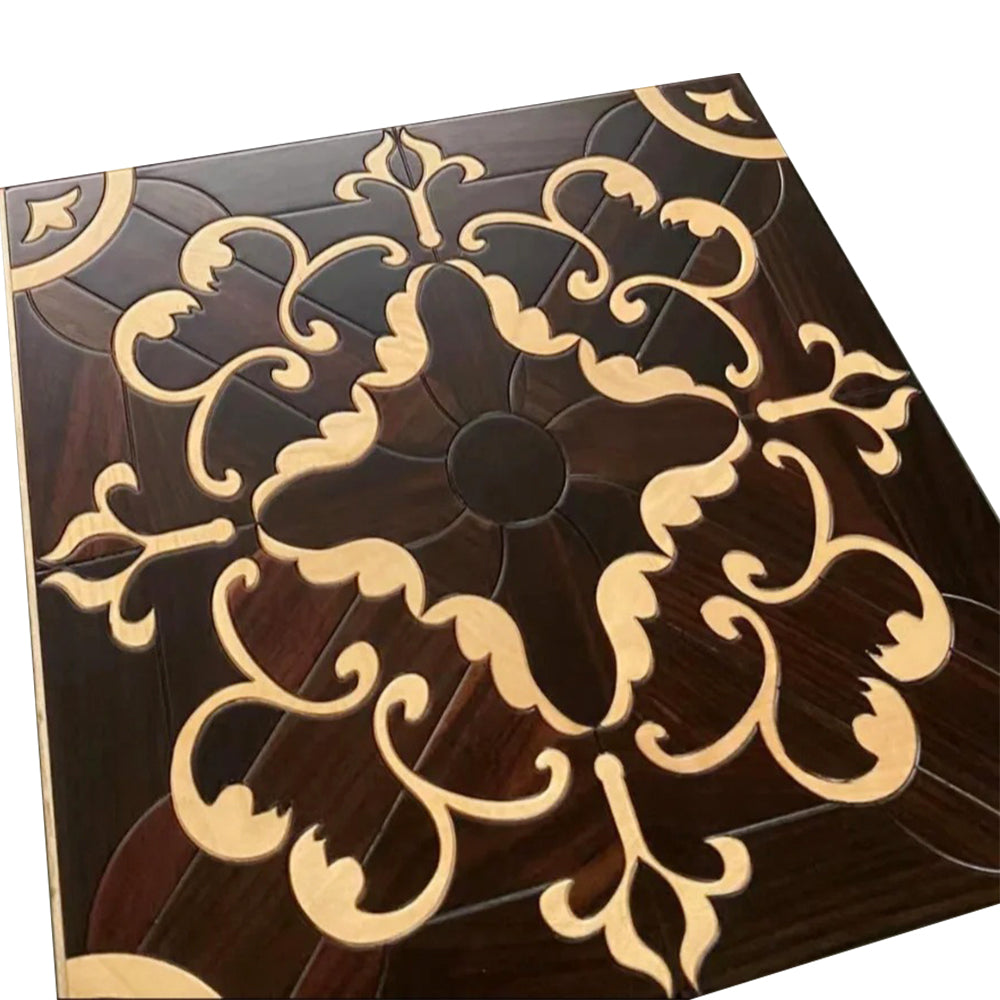 ENF&B1 Certified Luxury Versailles Palace Style Solid Rosewood Art Parquet Environmentally Engineered Outdoor Exterior Basement