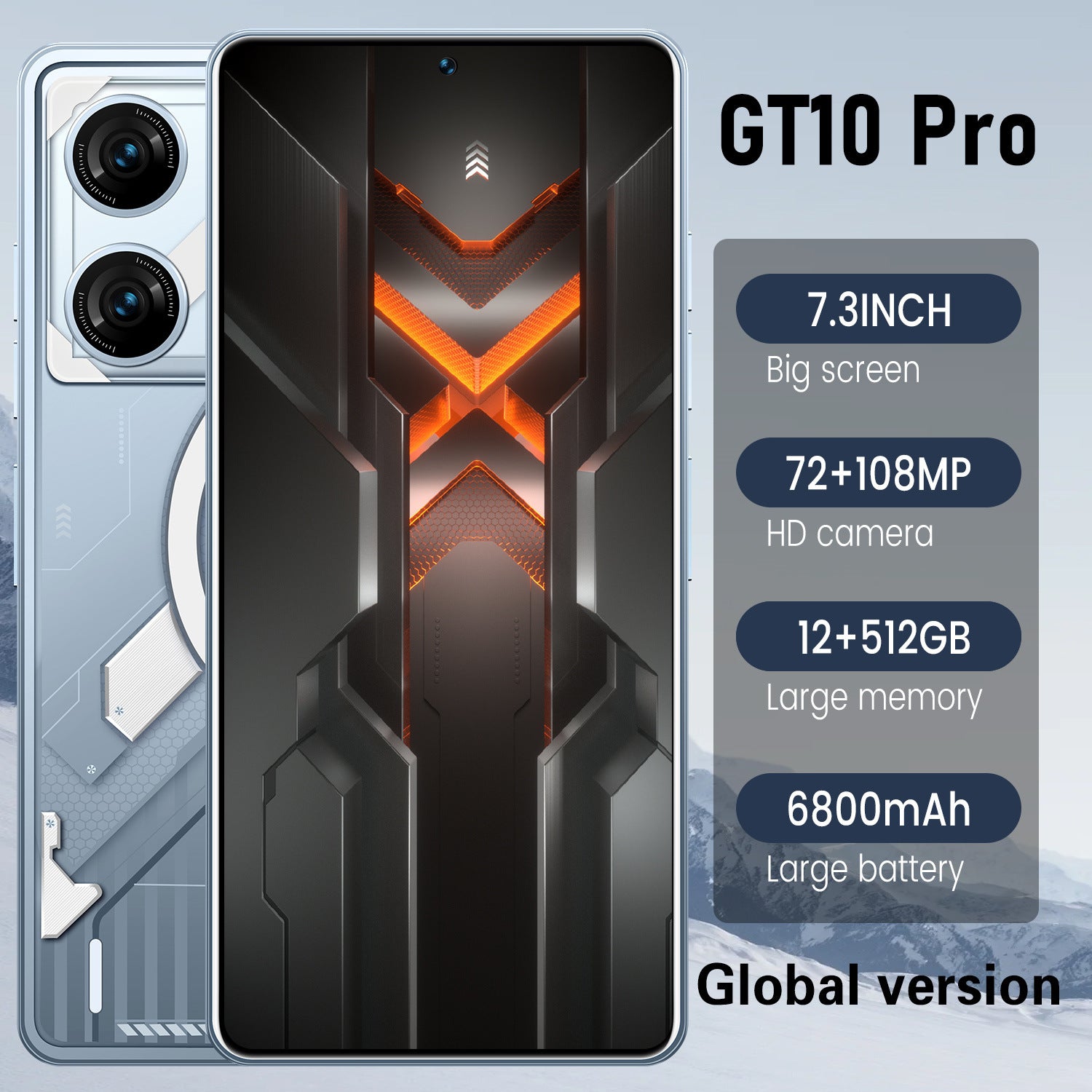 GT10 Pro Original Smartphone In Stock12+512G Android Phone Source Factory AliExpress