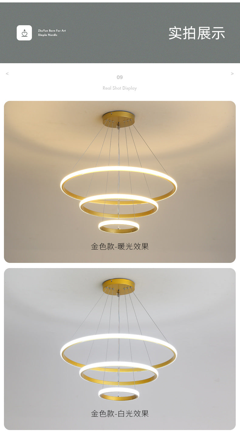 Living Room Pendant Light Modern Minimalist Lighting Internet Celebrity Light Luxury Nordic Lamp Creative Personality Bedroom Bar Counter Dining Room Pendant Light