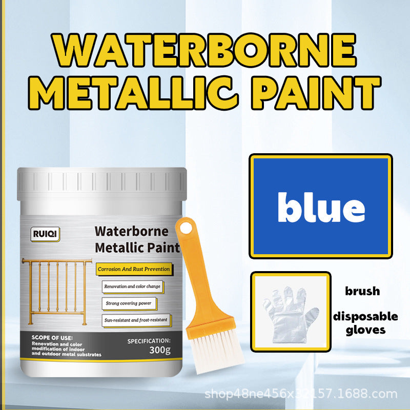 Water-based Metal Paint Anti-rust Paint Entry Door Iron Art Guardrail Color-changing Paint Anti-corrosion Industrial Paint Rust Conversion Paint