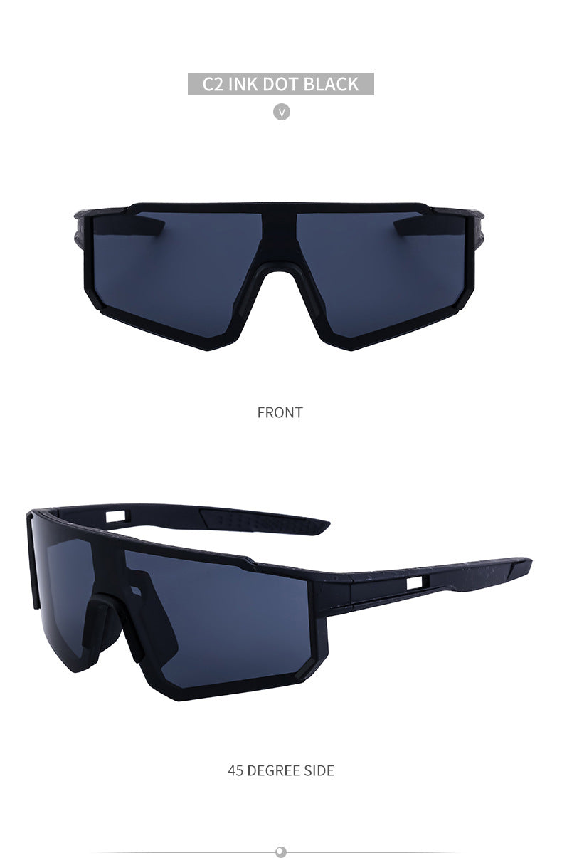 Cycling Goggles Colorful Outdoor Women's European and American One-piece Sunglasses Windproof Skiing Sports Sunscreen Sunglasses Men