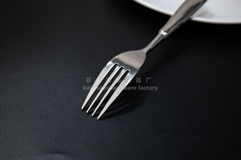 304Stainless Steel Knife Fork Spoon Thickened Tableware Western Hotel High-end Aesthetic Steak Knife Fork Spoon Forged Design