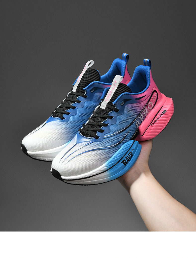 Red Rabbit8pro Carbon Plate Running Shoes Autumn Mesh Ultra-light Breathable Sports Shoes Men and Women Couples All-match Casual Running Shoes