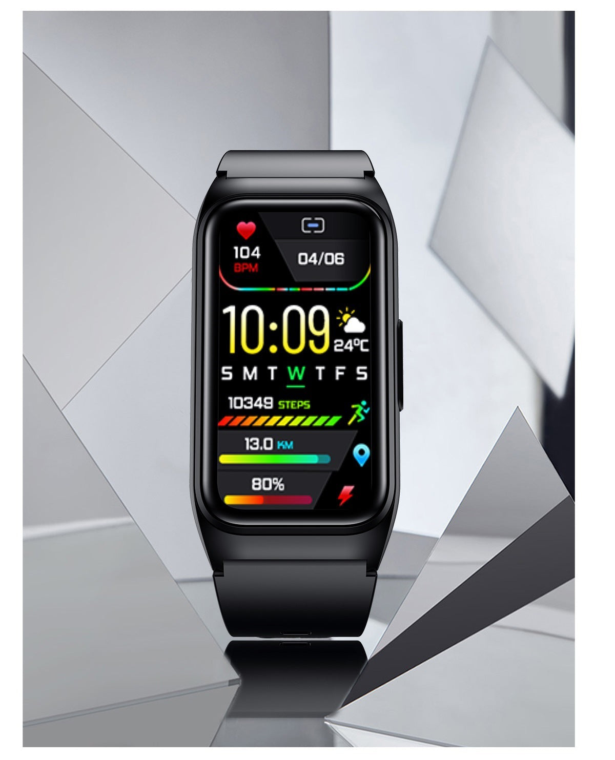 New TK75Blood pressure and blood sugar testing heart rate monitoring IP68Waterproof Social Entertainment Smart Watch