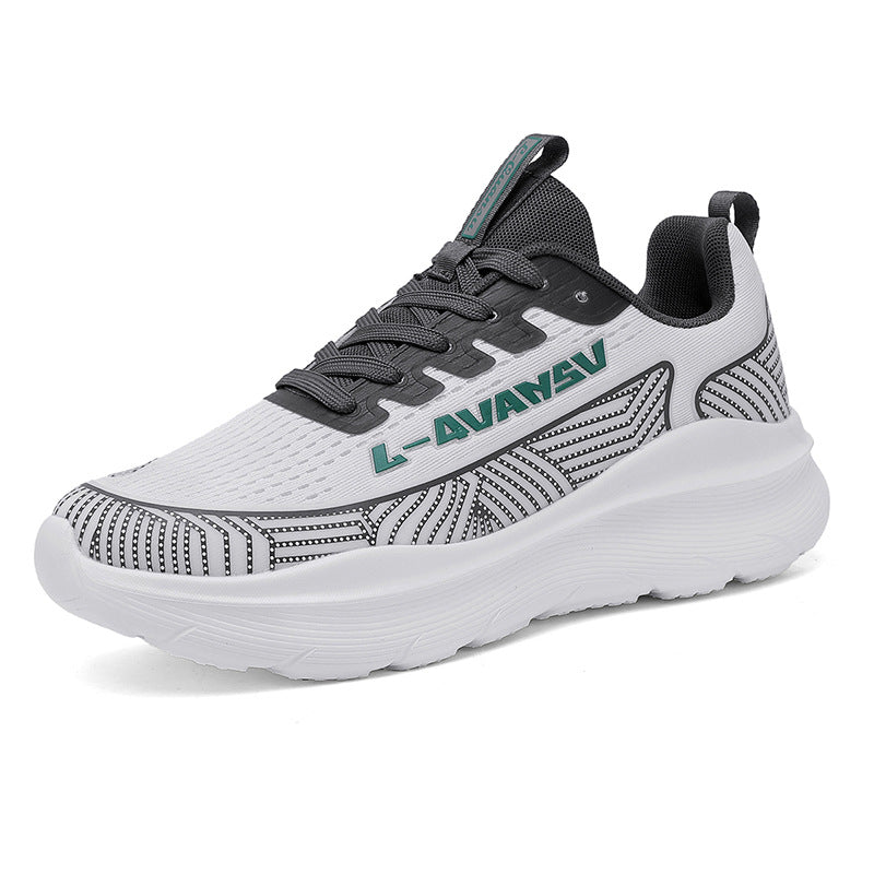 Autumn Breathable Casual Versatile Sports Shoes for Teenagers, Ultra-light Shock-absorbing Dad Trendy Shoes, Travel Hiking Shoes with Cushioning