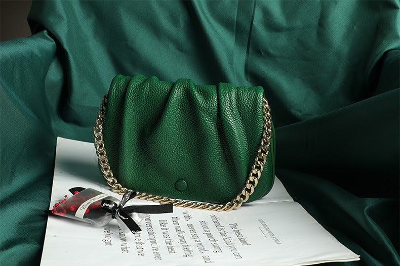 High-Quality Textured Wrinkled Cloud Bag for Women, New Fashionable Versatile Women's Bag, Daily Crossbody Bag, Stylish Single Shoulder Underarm Bag