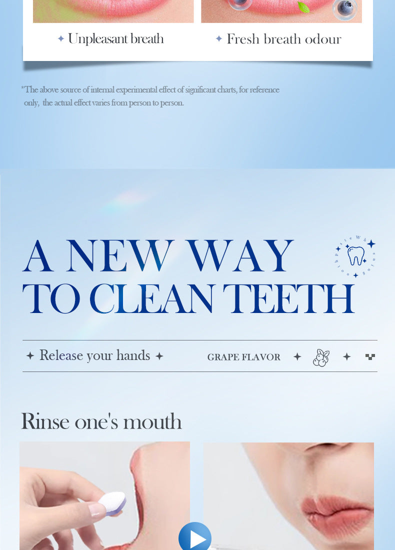 All-English Solid Toothpaste Series SADOER Sakura Whitening Anti-Yellowing Teeth Cleaning Toothpaste  Wholesale