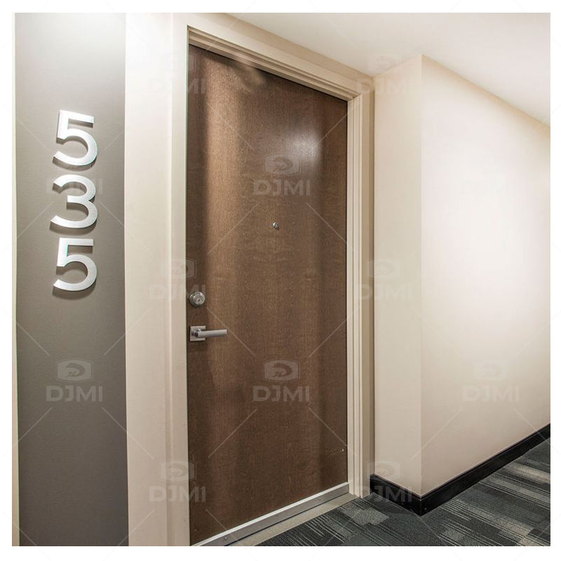 Modern Design Hotel Room Doors 60min Fire Rated Wood Door Customized Hotel Doors