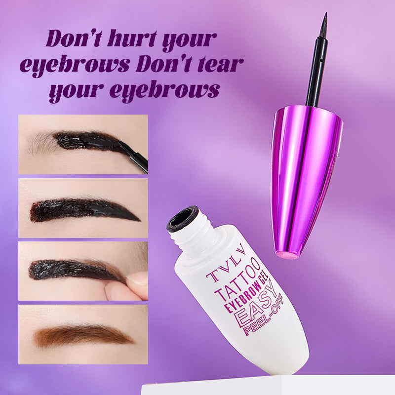 AliExpress Peel-off Eyebrow Cream Film-forming Peel-off Type Long-lasting Waterproof Sweat-proof Eyebrow Cream Packaging Makeup