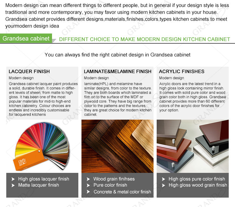 Modern Diy Plywood Kitchen Cabinet With Microwave&Handle Design Modern Kitchen Cabinet