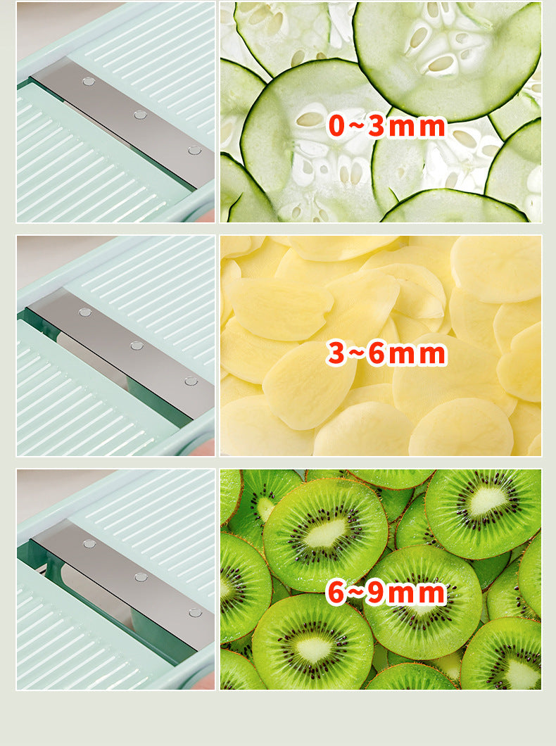 Home Kitchen Shredding and Slicing Machine Lemon Dicing and Slicing Vegetable Cutter Potato Grater Multi-Functional Vegetable Slicer