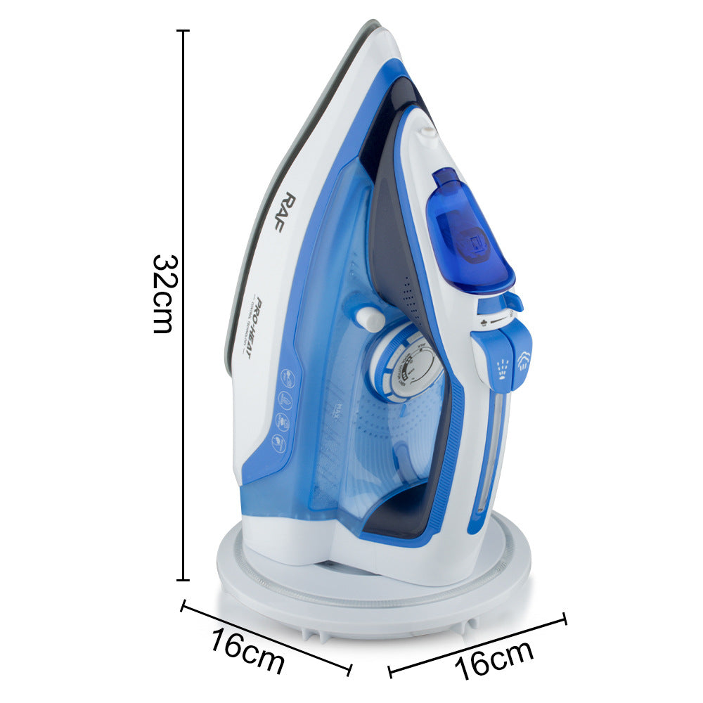 RAF EU Standard Electric Iron Household Handheld Wireless Wired Steam Electric Iron Detachable Ironing Machine for Clothes