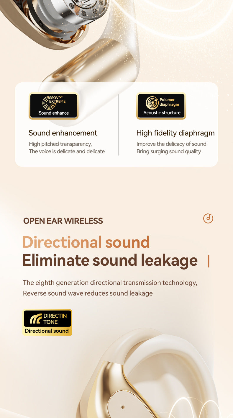 New M115Bluetooth Headset OWS Ear-hook style ultra-long battery life high appearance wireless Bluetooth earphones wholesale