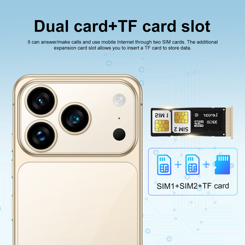 Smartphone A17 Pro Max Factory in stock7.3Inch16G+1T Android phone compatible