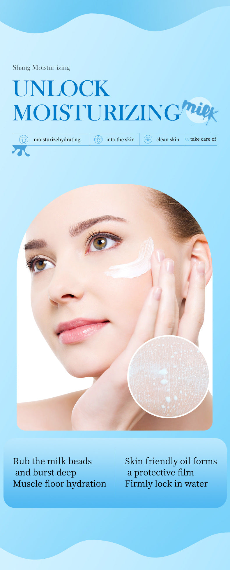 Breast Enhancement Cream120g SADOER Milk Whitening Hydrating Moisturizing Face Cream Cross-Border Wholesale