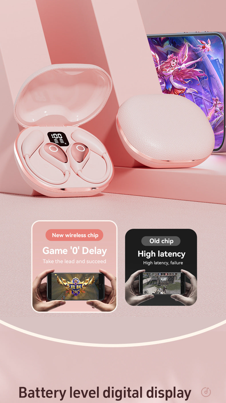 New M95Creative Electroplating OWS Bluetooth earphones non-in-ear over-ear high appearance value long battery life wireless earphones