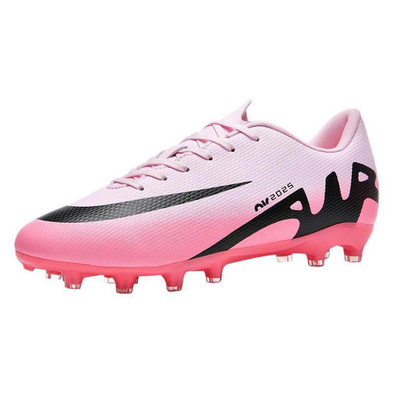 Comfortable football shoes for men and women, teenagers and students AG Spike TF Anti-Slip Breathable Turf Training Sneakers