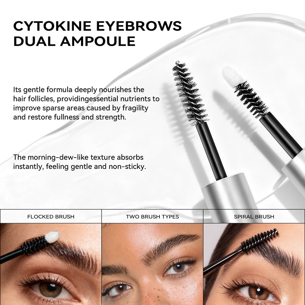 Exclusive Supply sheloves Eyebrow Liquid Double-ended Eyelash Hairline Lengthening Thickening Curling Styling Serum