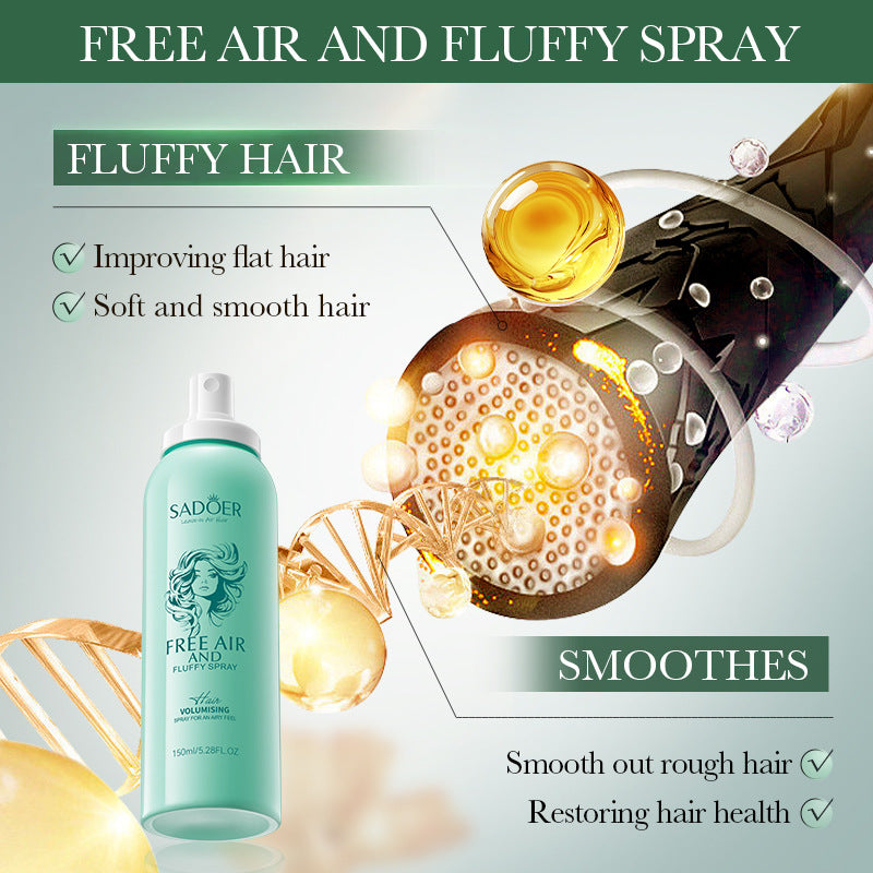 Hair Volumizing Spray SADOER Oil Removal and Smooth Hair Spray for Improving Hair Texture, Cross-Border Wholesale
