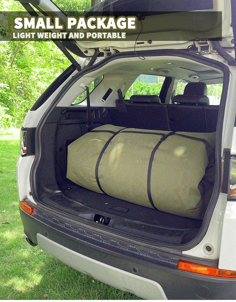 Specialized Car Roof Inflatable Tent Camping Car Gear Portable Rainproof Army Green Tent Outdoor Camping