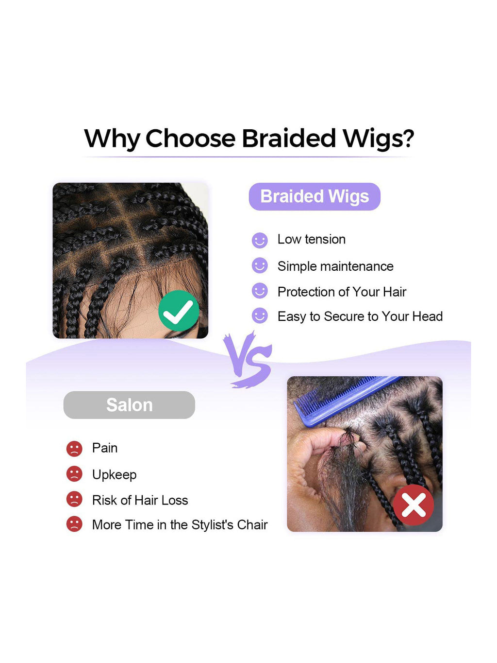 Foreign Trade Cross-Border European American African Wig for Women Full Hand-Woven Lace Three-Strand Braid Long Straight Hair Wig briad wig