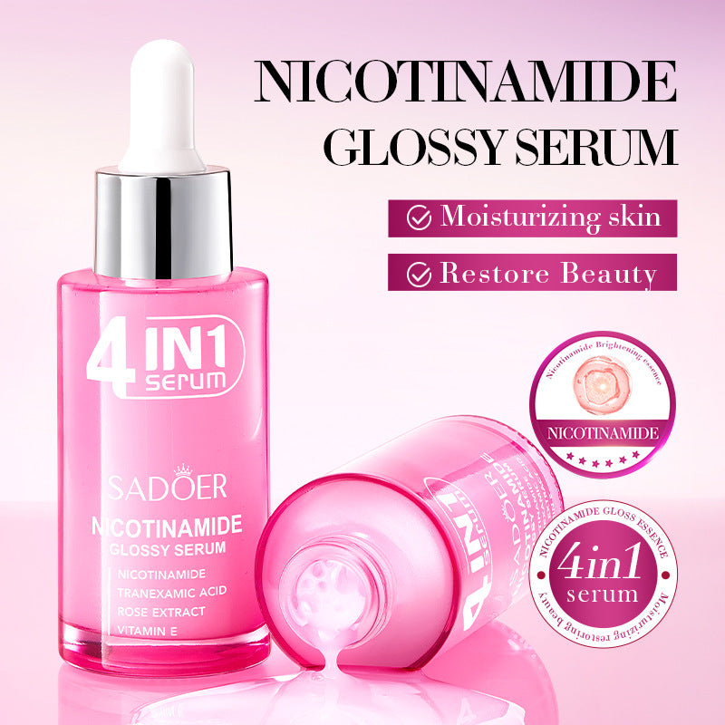 Niacinamide Radiance Serum SADOER Hydrating Moisturizing Essence Liquid Cross-Border Wholesale