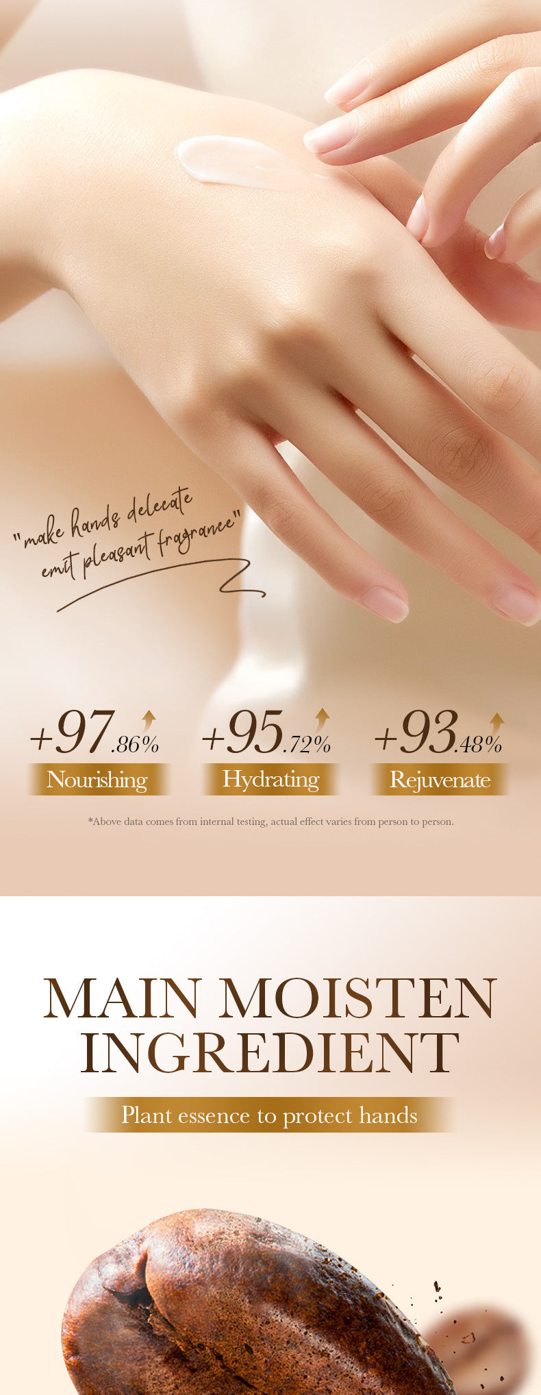 Full English Coffee Vanilla Hand Cream SADOER Autumn and winter anti-chapped skin rejuvenating hand cream  wholesale