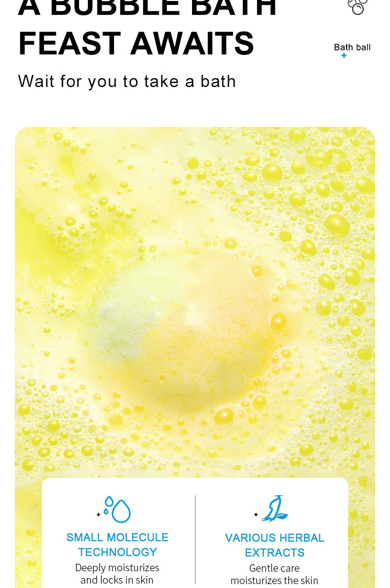 Full English Dried Flower Explosive Bath Salt Ball100gSADOER Clean Fragrance Bath Ball  Wholesale