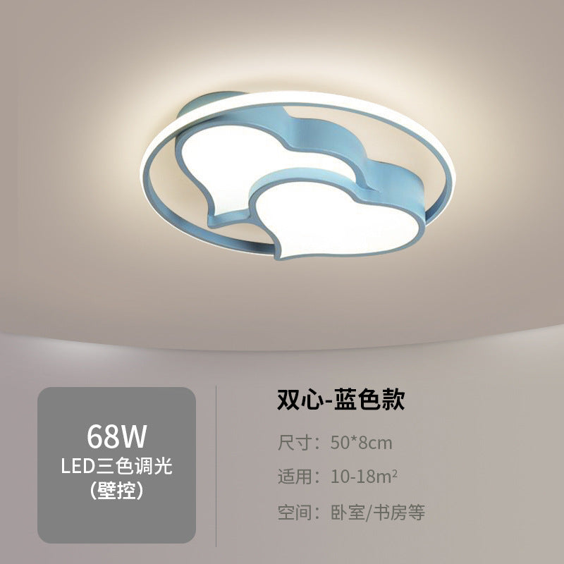 Children's Room Bedroom Lamp Boys Girls Pink Creative Cartoon Ceiling Lamp Cozy Romantic Room Lamp Master Bedroom Lamp