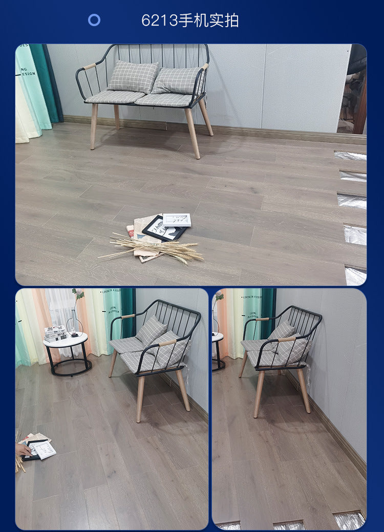 In-stock Solid Oak Flooring from Source Scar Modification Hand Scratch Pattern Original Wood Floor Solid Wood with Dragon Bone Design