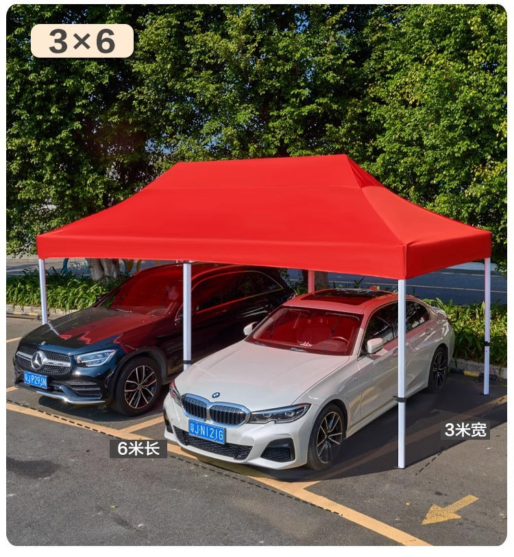 Sunshade Umbrella Sun Protection Stall Tent Large Outdoor Folding Large Umbrella Commercial Square Rain Shelter Courtyard