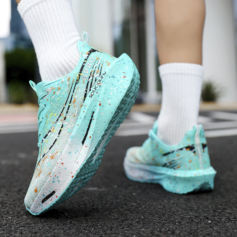 Parent-Child Cool Luminous Running Shoes Casual Fashion Men's Shoes Breathable Mesh Lightweight Comfortable Cushioned Wear-Resistant Sports Shoes