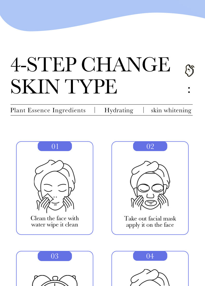 Foreign Trade  BIOAOUA Hyaluronic Acid Moisturizing Mask Moisturizing Brightening Hydrating Mask Skin Care Products Genuine Wholesale