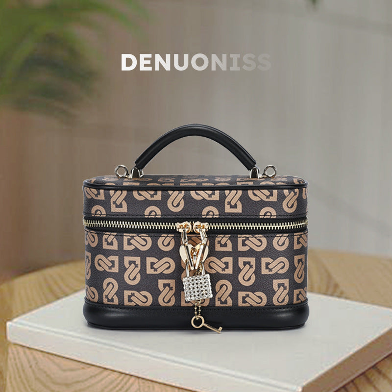 European and American Retro Printed Chain Small Square Bag Trendy Crossbody Women's Bag Niche Versatile Shoulder Handbag Women's Manufacturer