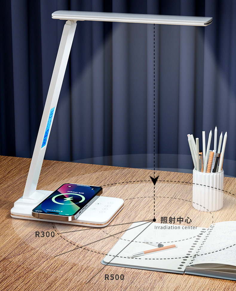 Amazon Gift Wireless Fast Charging Student Special Eye Protection Bedroom Dormitory Smart Folding Study Desk Lamp