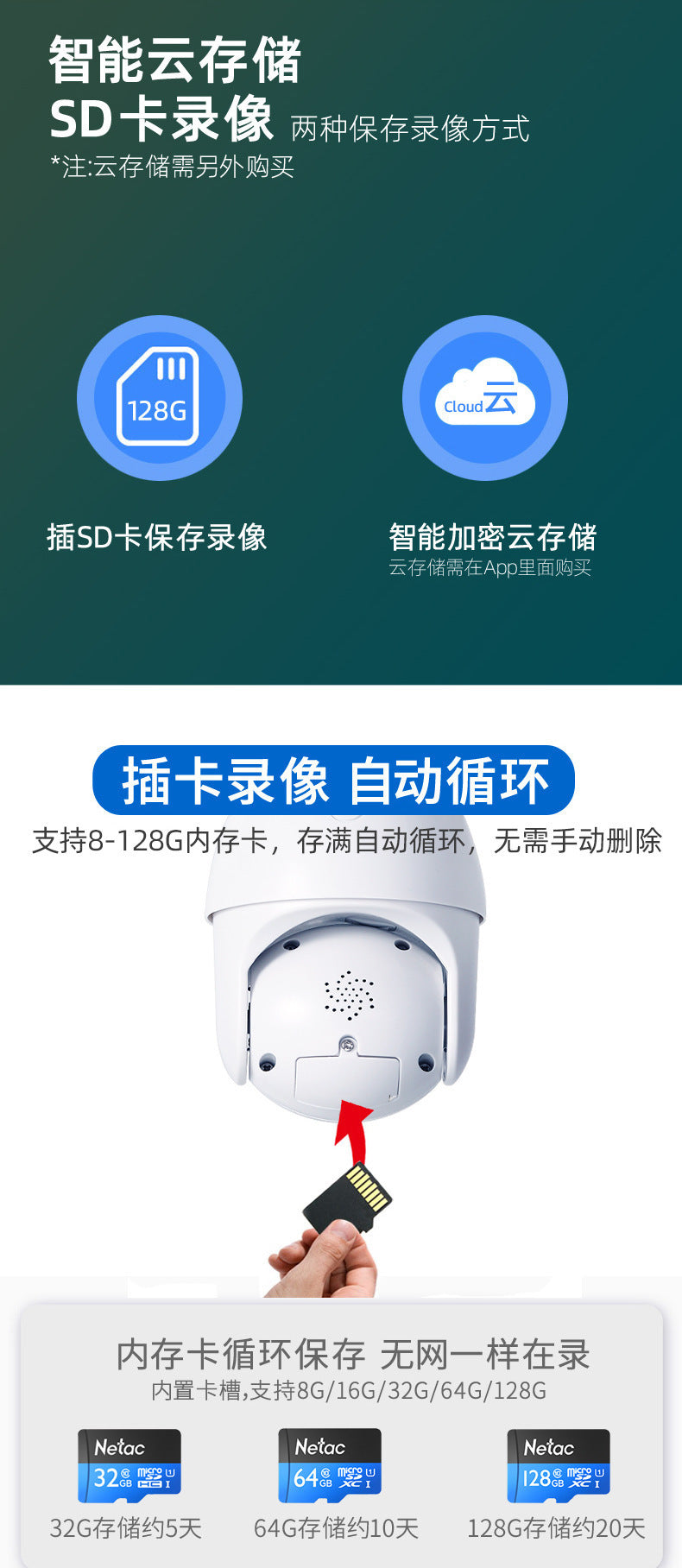 V380Outdoor surveillance camera HD dome camera for home use Intelligent Wireless Security Monitor WiFi Camera