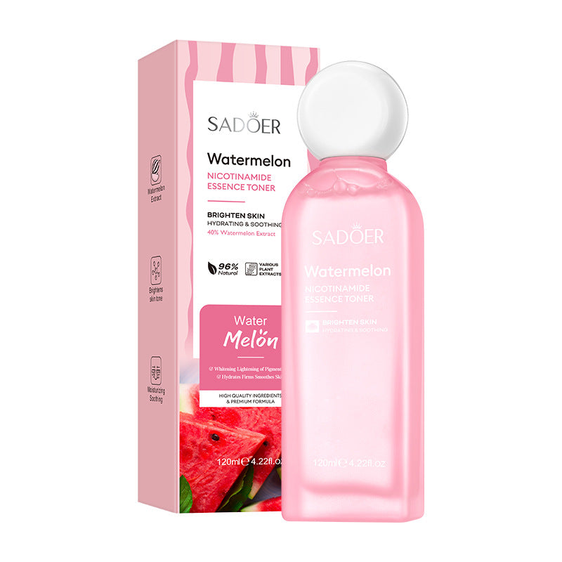 Watermelon Niacinamide Toner SADOER Moisturizing Essence Water Cross-Border Wholesale