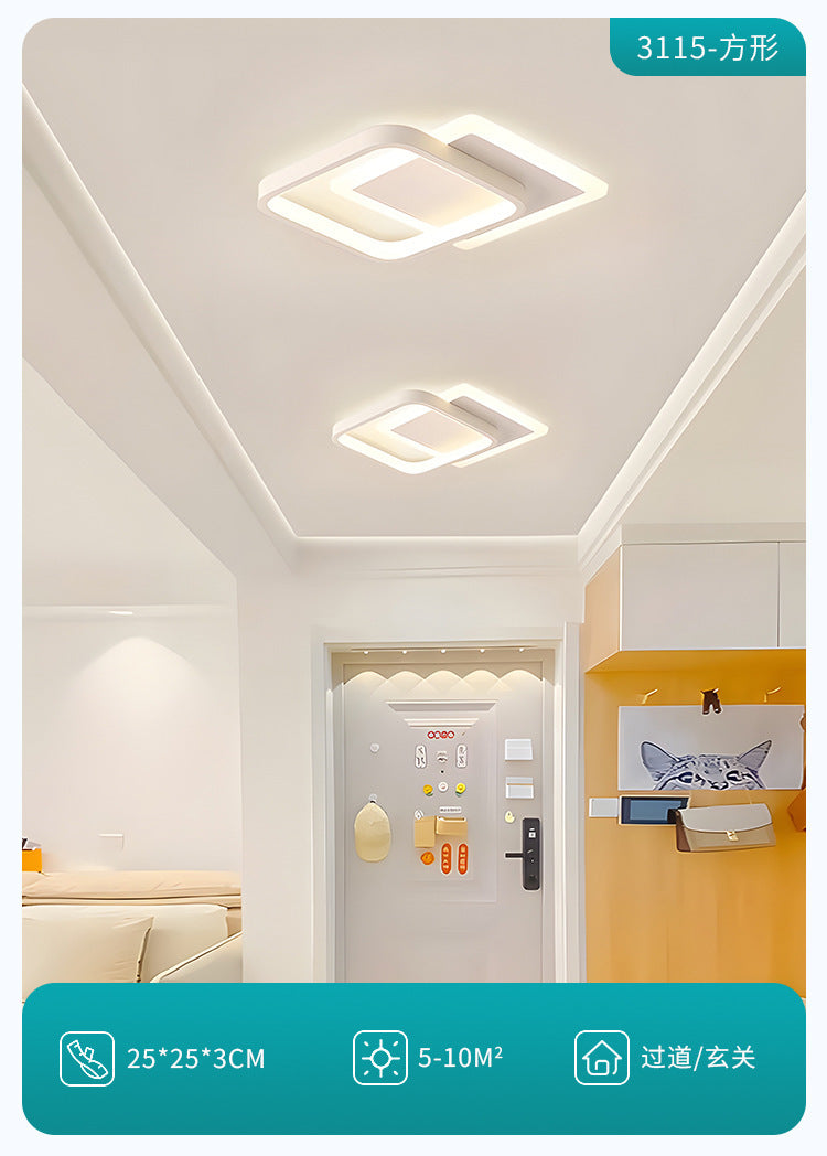 Aisle Light Corridor Light Entrance Light Nordic Style Entrance Hall Stair Light Cloakroom Simple Modern Ceiling Balcony Light