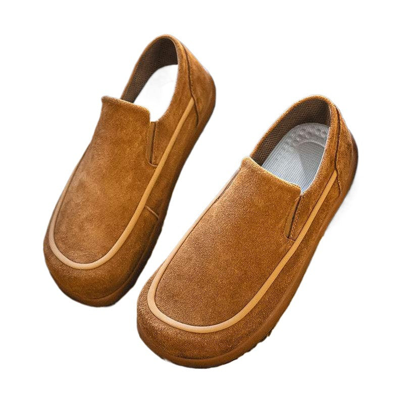 Birkenstock Shoes Men's Spring Anti-Slip Wear-Resistant Retro Sports Casual Shoes Men's Lazy Slip-On Large Size Loafers