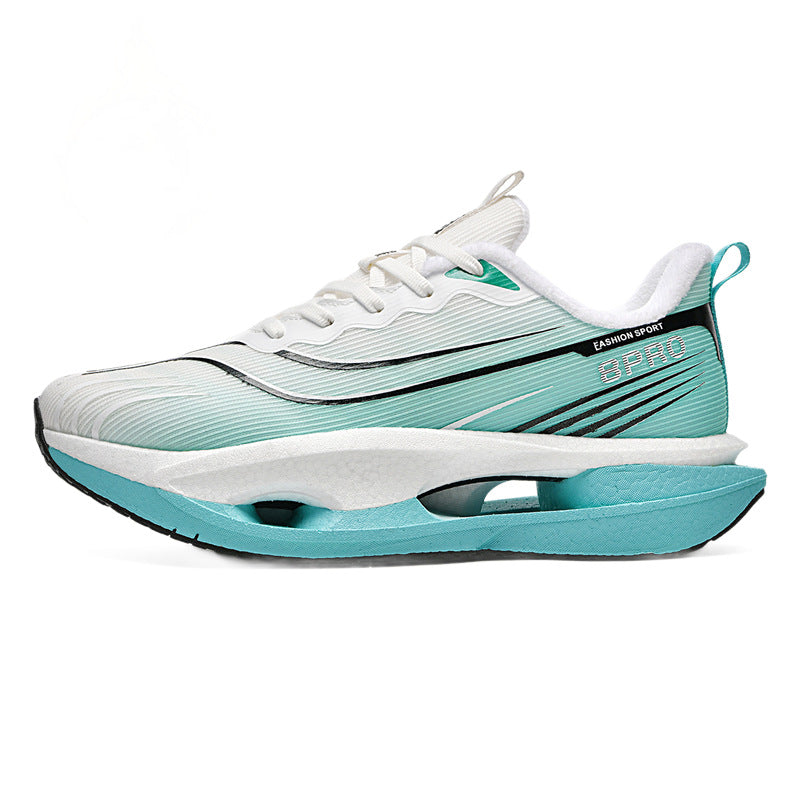 Friction Sound Real Explosion Soft Sole Breathable Racing Running Shoes Unisex Versatile Shock Absorption Anti-Slip Couple Casual Sports Shoes