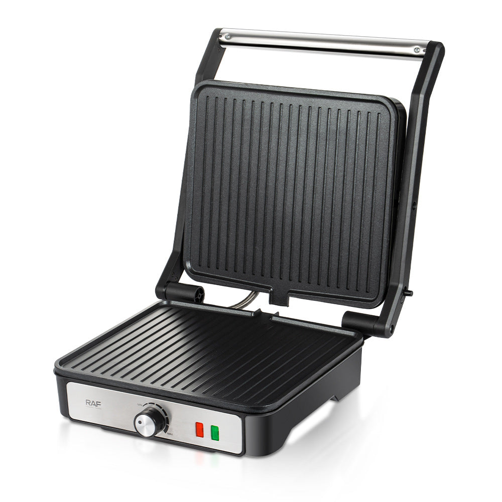 RAF European Style Household Panini Sandwich Maker Breakfast Machine Grill Meat Sausage Machine Burger Steak Machine R2601