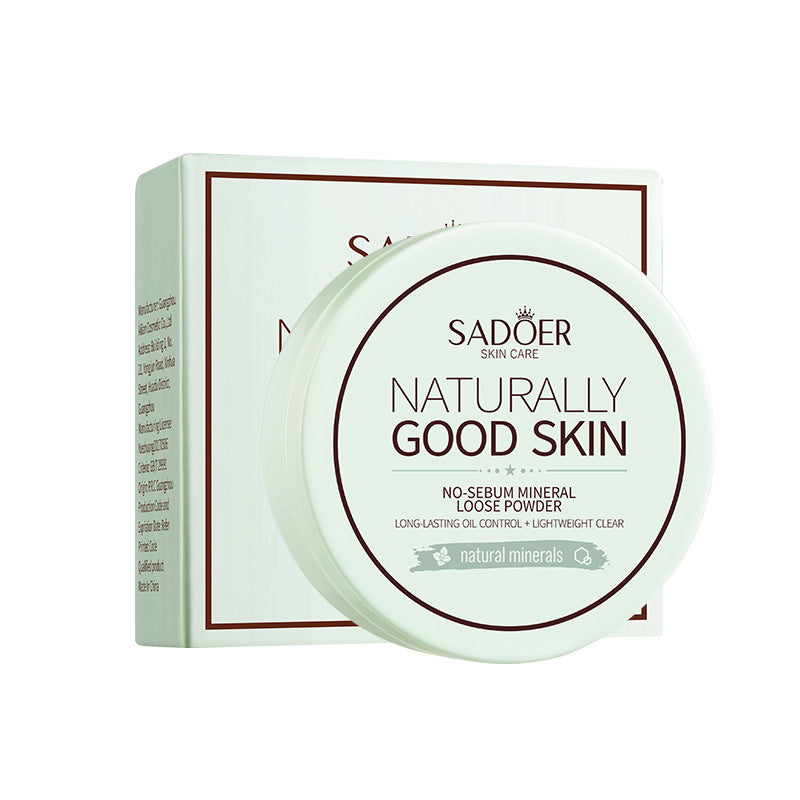 Full English Makeup SADOER Mineral Loose Powder Refreshing Lightweight Setting Concealer Powder  Wholesale