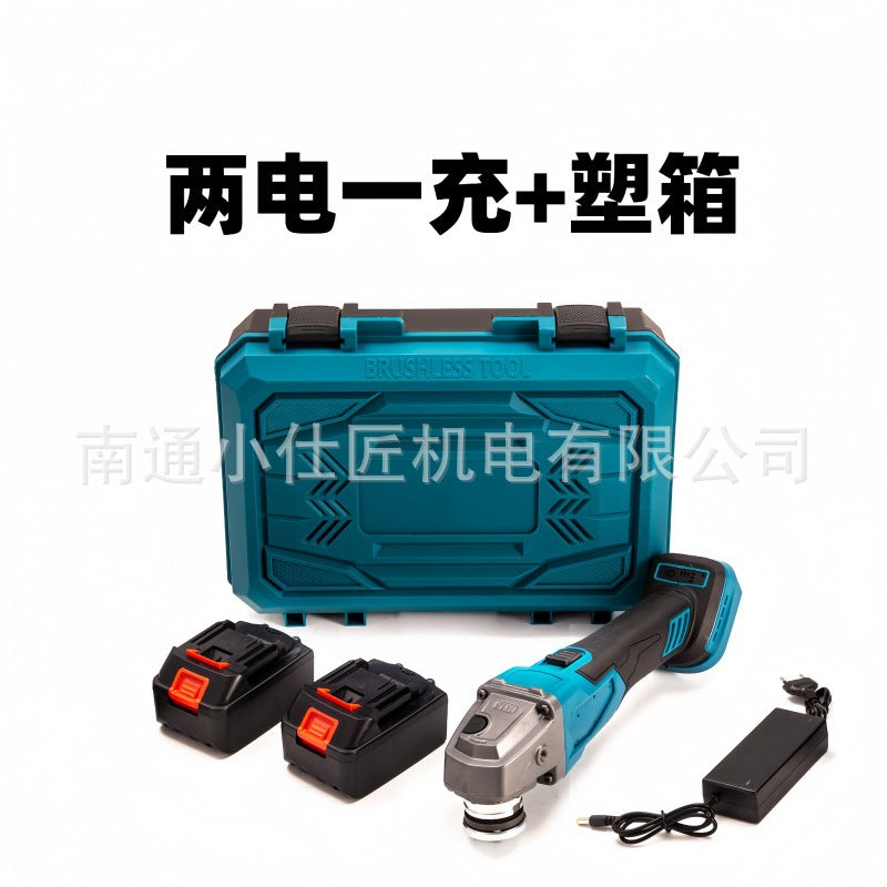 Manufacturer supplies high-power electric angle grinder portable lithium battery rechargeable polishing machine multifunctional grinder