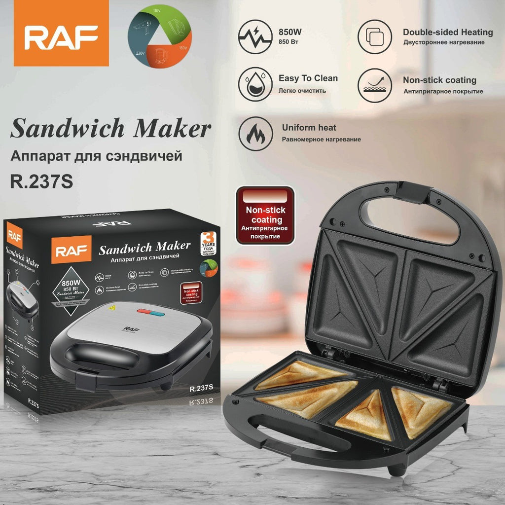 RAF European Standard Export Sandwich Breakfast Machine Multifunctional Waffle Crepe Maker Household Toaster