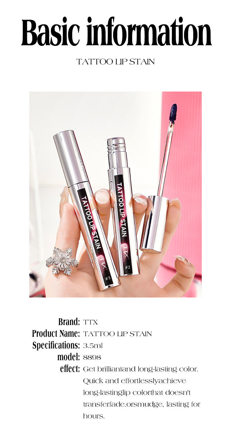 Tear-off Lip Gloss Velvet Matte Non-fading Non-stick Cup Tear-off Lip Color Version Labelable