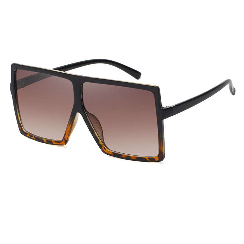 Large Frame UV Protection Sunglasses17059European and American Fashion Internet Celebrity Sunglasses for Women Trendy sunglasses