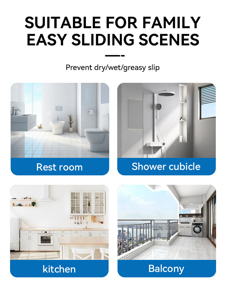 New Floor Anti-Slip Paste for Tiles, Marble Anti-Slip Agent for Dining and Bathrooms, Tile Anti-Slip Gel Paste