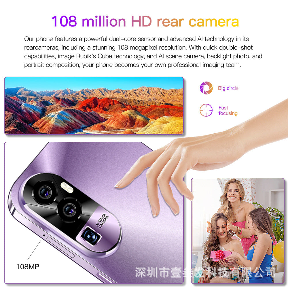 New Reno10pro(2+16G)7.3Inch5G All-in-One Hot-Selling Smartphone Factory